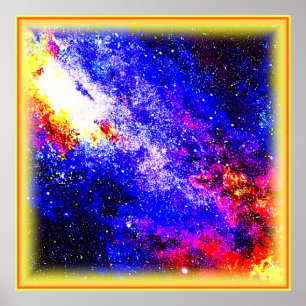 Nebulas och Galaxies skönhet. Köp nu Poster