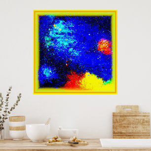 Nebulas och Galaxies skönhet. Köp nu Poster