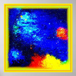 Nebulas och Galaxies skönhet. Köp nu Poster