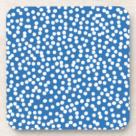 Nebulasblått med vita Snö-punkter Underlägg