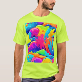 Nebulos av färger t shirt