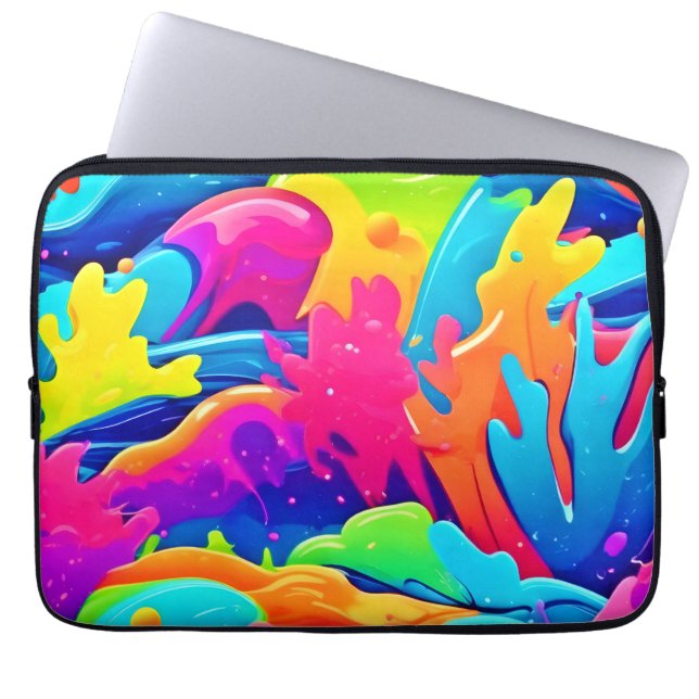 Nebulosa av färger laptop fodral (Framsidan)