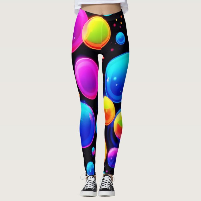 Nebulosan av bubblor leggings (Framsida)