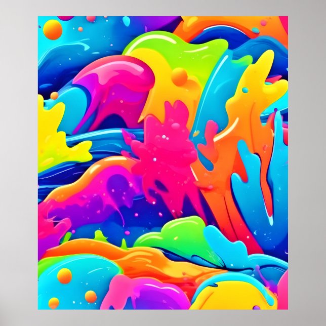 Nebulosan av färger poster (Framsidan)