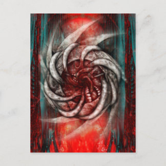 NECCROFUTURISTISK Slakteri Konst Vykort