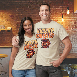 Necesito Cafecito Café De Olla spanska T Shirt
