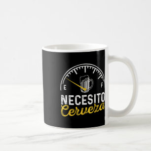 Necesito Cerveza Roliga meningar mexican jag behöv Kaffemugg