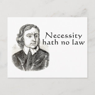 Necessity Hath No Law Vykort