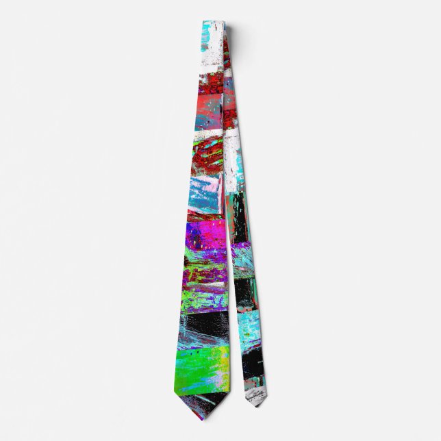 Neck Tie – Abstract Grid Slips (Framsida)