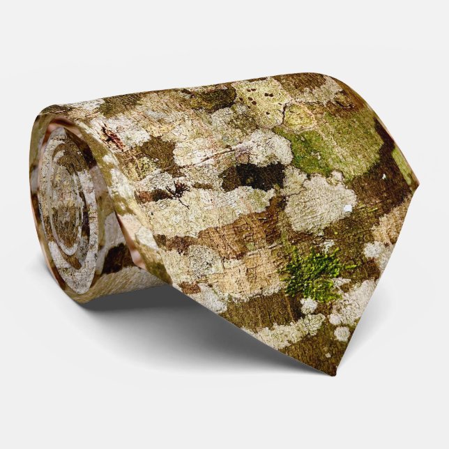 Neck Tie/bark mönster Slips (Rullad)