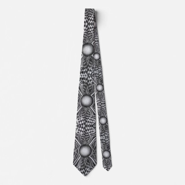 Neck Tie, Black and White Slips (Framsida)