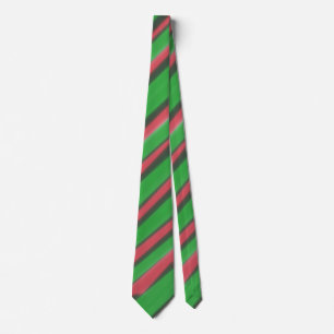 Neck Tie Grönt & Red Slips