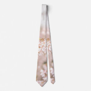 Neck Tie i Bright Weeping Cherry Sparkles Slips