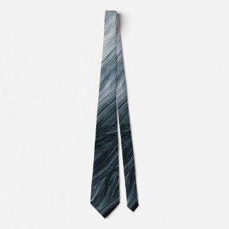 Neck Tie in Shades Blue med Abstrakt Mönster Slips