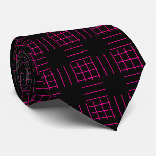 Neck Tie magenta sticks Slips