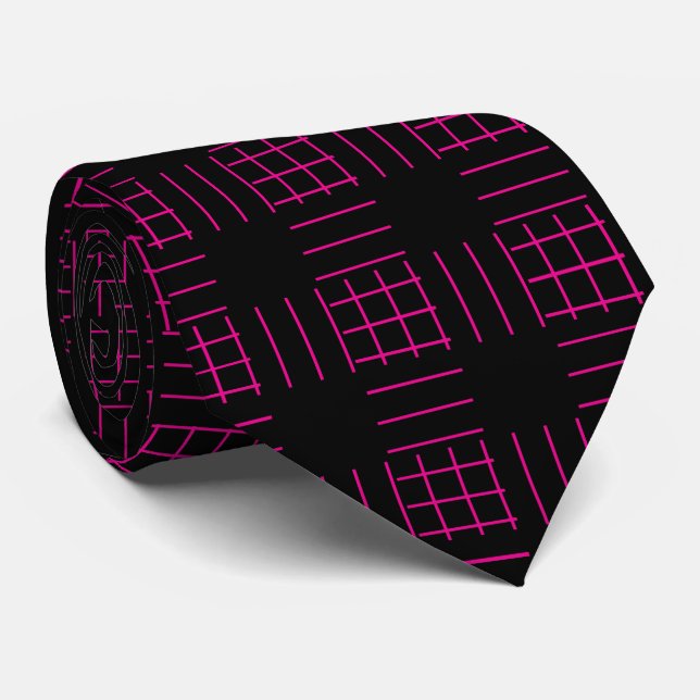 Neck Tie magenta sticks Slips (Rullad)