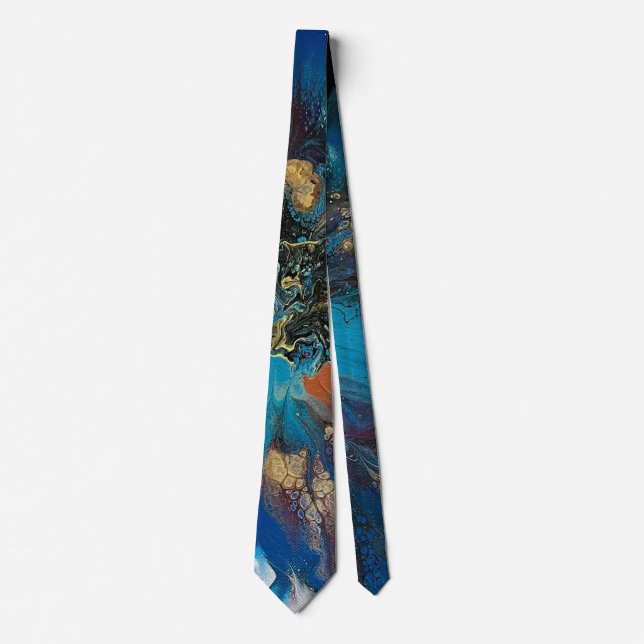 Neck Tie med abstrakt Slips (Framsida)