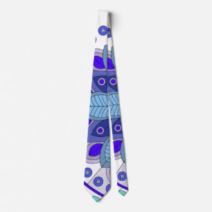 Neck Tie med konst för manar Slips