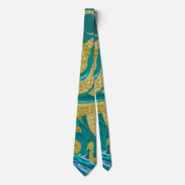 Neck Tie med Octopus Modern Design Slips