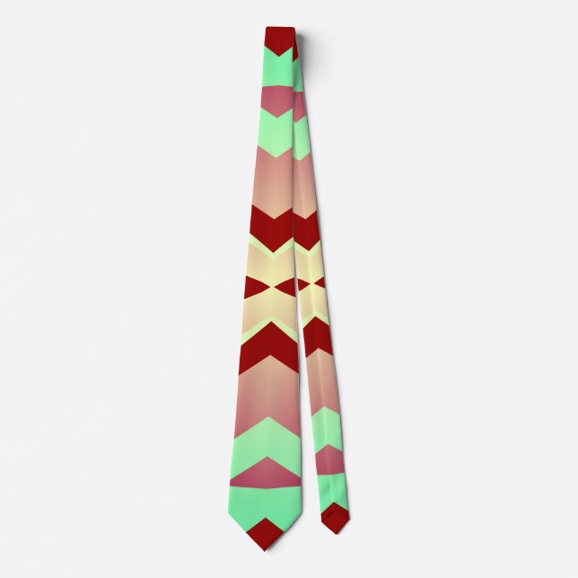 Neck Tie, mönster-design för en multifärgad Slips (Framsida)