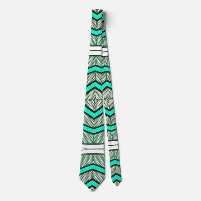 Neck Tie, mönster-design för en multifärgad Slips (Framsida)