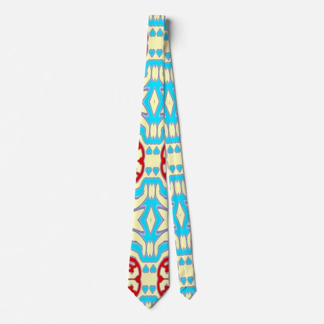 Neck Tie, mönster-design för en multifärgad Slips (Framsida)