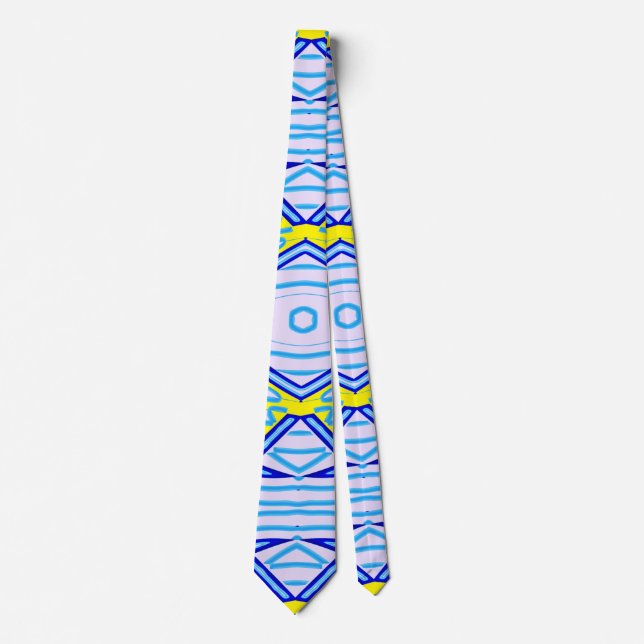 Neck Tie, mönster-design för en multifärgad Slips (Framsida)