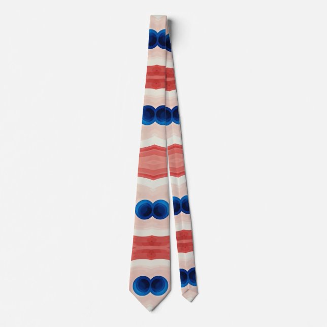 Neck Tie, mönster-design för en multifärgad Slips (Framsida)