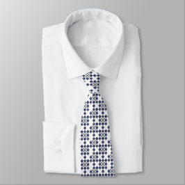 Neck Tie, Mönster, fyrkantiga kvadrat Slips