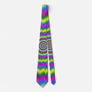 Neck Tie Neon Explosion Slips