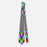 Neck Tie Neon Star Exploding