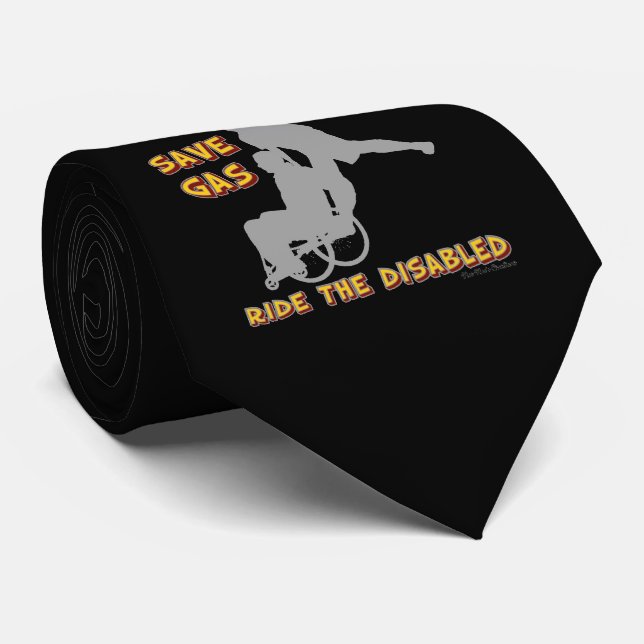 Neck Tie - Spara Gas, Ride Disabled Slips (Rullad)