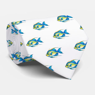 Neck Tie - Vattenfärgsserie: Angelfish Slips