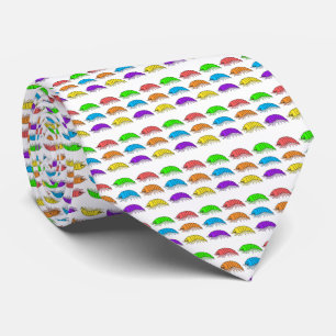 Neck Tie (vit) - Rainbow Pill Kryp Slips