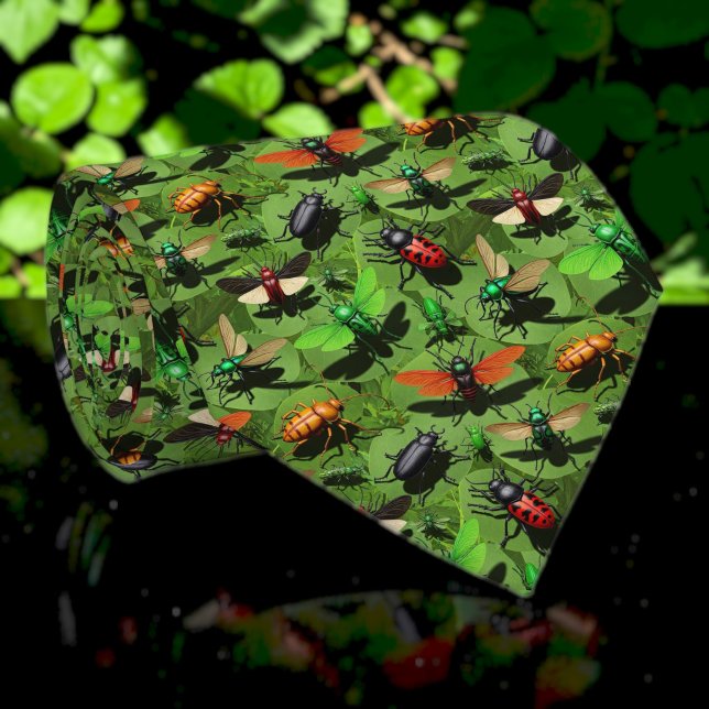 Neckband med mönster av insekter och skalbaggar slips (Skapare uppladdad)