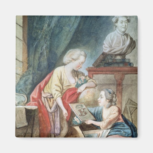 Necker-familjen 1780 magnet (Framsidan)