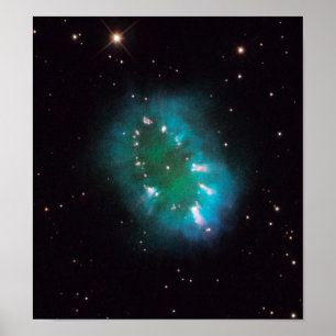 Necklace Nebula (Hubble Telescope) Poster