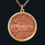 Necklace Orange och Guld Ro-familjer är för evigt Guldpläterat Halsband<br><div class="desc">Necklace som visas i Guld-ton med ett ro-lager över en Tangerine-Orange bakgrund och texten "Familjer är för 2018" i finare-skript av White. Anpassa det här halsbandet med ett speciellt datum eller/och välj stil eller ändra färg. Eller köpa som designat.</div>