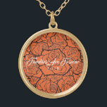 Necklace Orange och Guld Ro-familjer är för evigt Guldpläterat Halsband<br><div class="desc">Necklace som visas i Guld-ton med ett ro-lager över en Tangerine-Orange bakgrund och texten "Familjer är för 2018" i finare-skript av White. Anpassa det här halsbandet med ett speciellt datum eller/och välj stil eller ändra färg. Eller köpa som designat.</div>