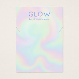 Necklace Rainbow Pastels-Visning Card Visitkort