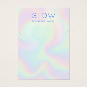 Necklace Rainbow Pastels-Visning Card Visitkort
