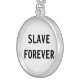 Necklace Slave Forever Silverpläterat Halsband (Högra Framsidan)