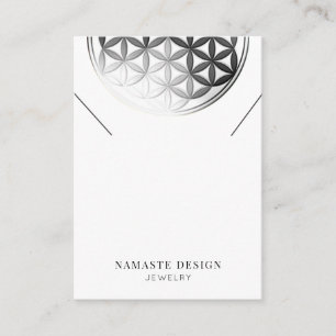 Necklace Visning Card ・ Flower of Life/Mandala Visitkort