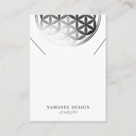 Necklace Visning Card ・ Flower of Life/Mandala Visitkort