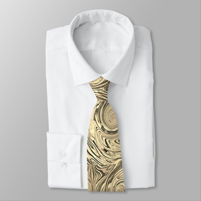 Necktie med Coola Swirls Slipsar (Bunden)