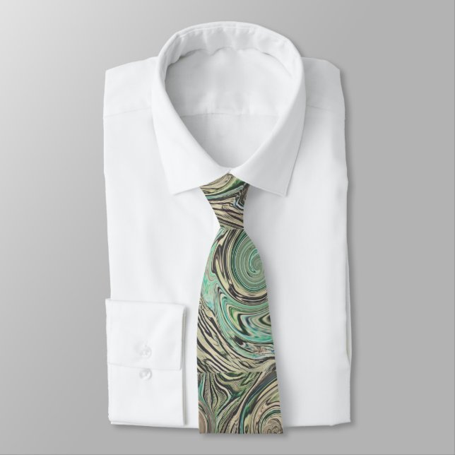 Necktie med Coola Swirls Slipsar (Bunden)