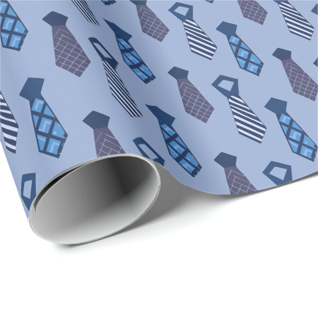 Necktie Presentpapper (Rullad Hörn)