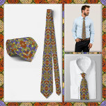 NECKTIE - Röd/blå/Grönt och mer - Färgfull Mönster Slips<br><div class="desc">På den här attraktiva manarna finns flera färgbilder i röda, blå, grönt, violett och gult (skjorta och modell ingår inte). Bilden täcker hela slidens framsida och baksida. ► Det kan inte tas bort eller bytas ut från framsidan (se NOTE nedan), men kan placeras om du vill se ett något annorlunda...</div>