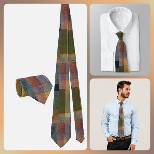 NECKTIE - Shades of Brown med mera - lappverk Slips