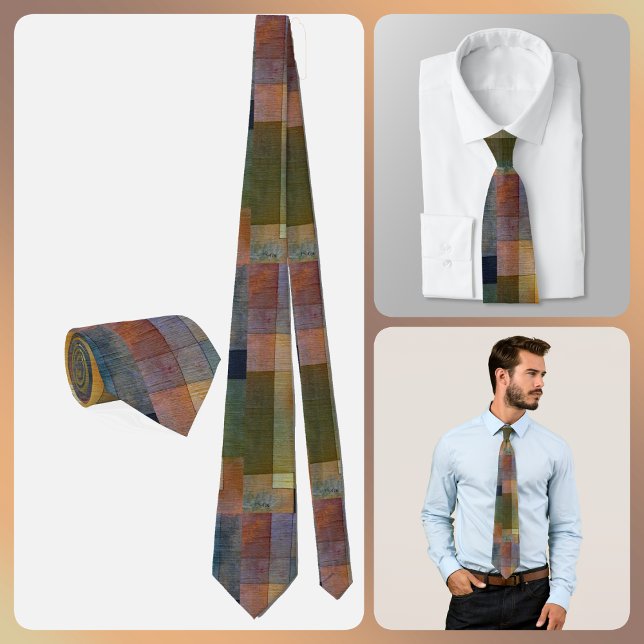 NECKTIE - Shades of Brown med mera - lappverk Slips (Skapare uppladdad)